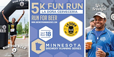 Imagem principal do evento 5k Beer Run x La Doña Cervecerîa | 2024 MN Brewery Running Series