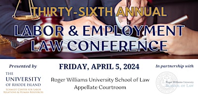 Imagen principal de URI 36th Annual Labor and Employment Law Conference