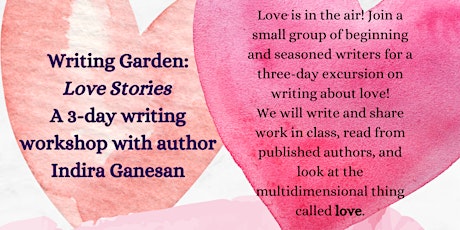 A Writing Garden: Love Stories primary image