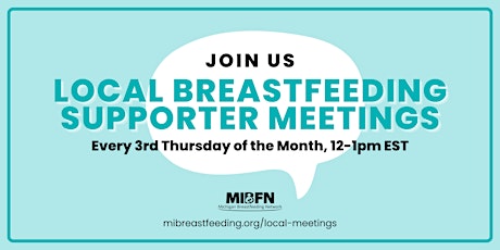 2024 Local Breastfeeding Supporter Meetings