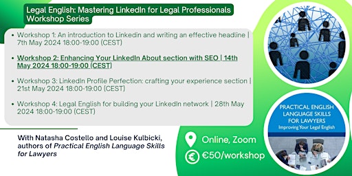 Imagem principal do evento Workshop 2: Enhancing your LinkedIn About section with SEO