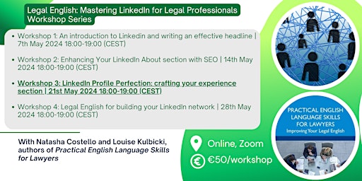 Primaire afbeelding van Workshop 3: LinkedIn profile perfection: crafting your experience section