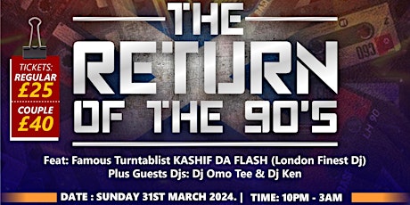 OSN GLASGOW - THE RETURN OF THE 90S