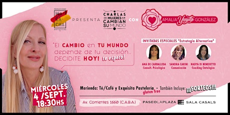 Imagen principal de Charlas de Mujeres que Cambian su Mundo