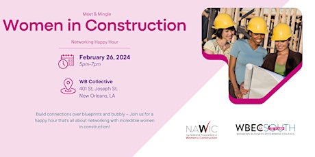 Image principale de Meet & Mingle: Women In Construction