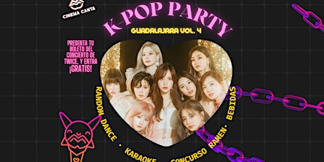 Imagen principal de K-Pop Party Guadalajara Vol 4, edición Twice San Valentín
