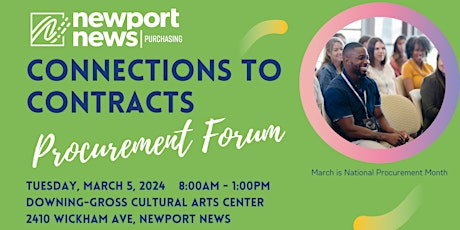 Hauptbild für Newport News Connections to Contracts Procurement Forum