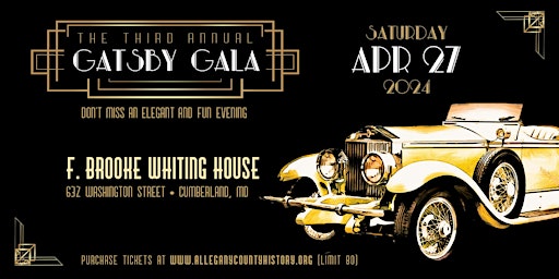 Imagem principal do evento Third Annual Gatsby Gala Fundraiser