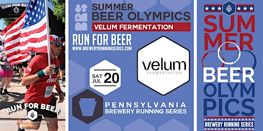 Image principale de Summer Beer Olympics | 2024 PA Brewery Running Series x Velum