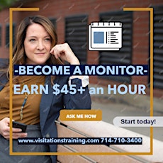 Supervised Visitation Training - Become a Monitor Earn $45+ Per Hour!