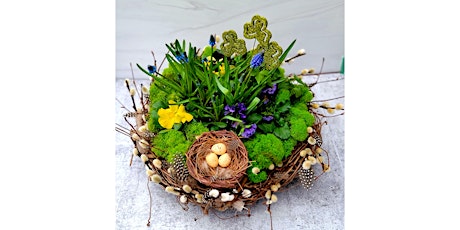 SOLD OUT! Rustic Cork, Mill Creek- Spring Nest Planter primary image
