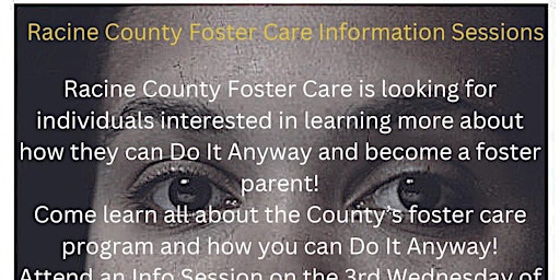 Immagine principale di Racine County Foster Care Info Session 