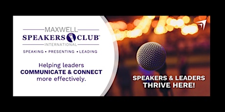 Maxwell International Virtual Speaker's Club- 6 Session Series primary image