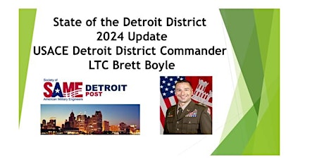 Imagen principal de State of the Detroit District 2024 - Annual Update