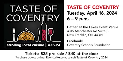 Imagem principal do evento Taste of Coventry 2024