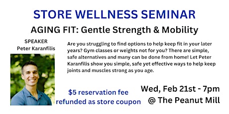 Aging Fit! Gentle Strength & Mobility primary image