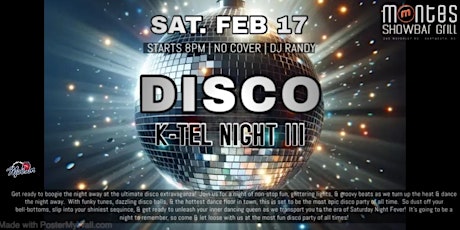 K-Tel Night 3 - Spotlight on DISCO primary image