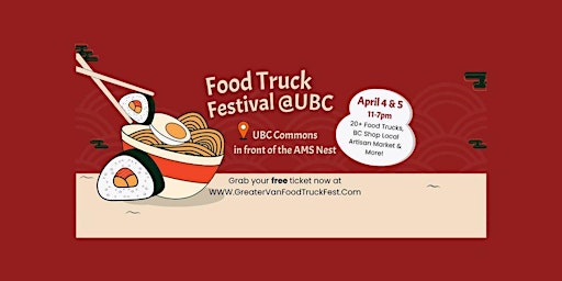 Immagine principale di Food Truck Festival @ UBC 