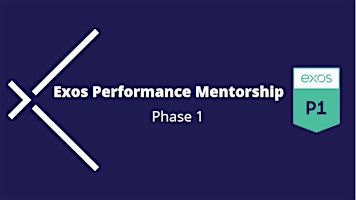 Exos Performance Mentorship Phase 1 - Brussels, Belgium primary image