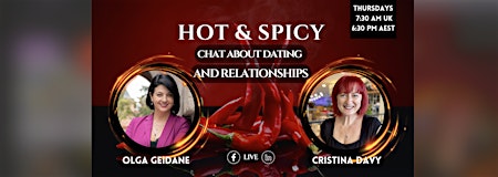 Imagem principal do evento HOT & SPICY CHAT about dating and relationships
