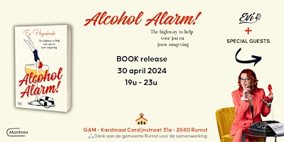 Imagem principal do evento BOOK release  Alcohol Alarm!