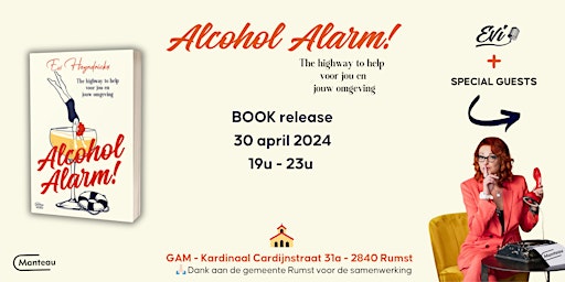 Imagem principal do evento BOOK release  Alcohol Alarm!
