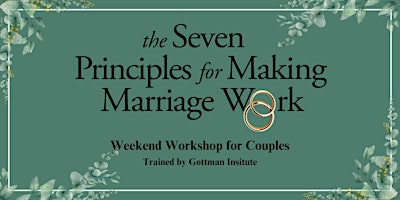 Immagine principale di The Seven Principles for Making Marriage Work 