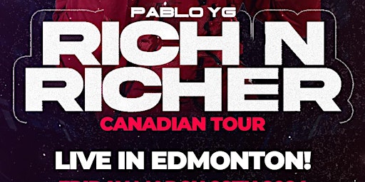 Primaire afbeelding van PABLO YG RICH N RICHER CANADIAN TOUR