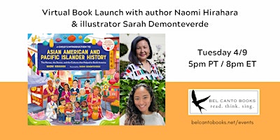 Imagen principal de Virtual Book Launch with Naomi Hirahara & Sarah Demonteverde