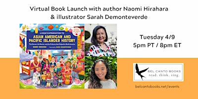 Virtual Book Launch with Naomi Hirahara & Sarah Demonteverde primary image