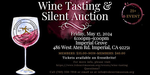 Imagem principal de Wine Tasting & Silent Auction