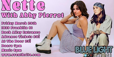 Imagem principal do evento Blue Light Sessions Present: Nette & Abby