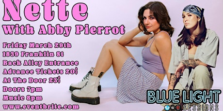 Imagen principal de Blue Light Sessions Present: Nette & Abby