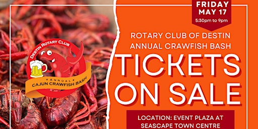 Image principale de 12th Annual Destin Rotary Cajun Crawfish Bash