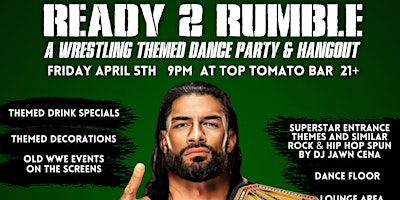 Ready 2 Rumble: A Wrestling Themed Dance Party & Hangout primary image