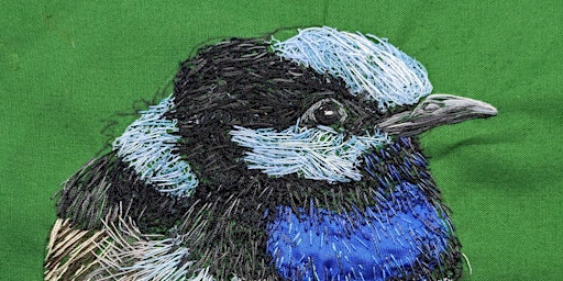 Superb Fairy Wren Thread Painting With Emily Tull primary image