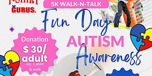 Primaire afbeelding van 2nd Annual 5k Walk-N-Talk for Autism Awareness