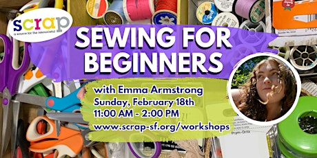 Sewing for Beginners with Emma Armstrong primary image