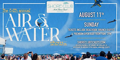 Air & Water Show Viewing Party - Sunday  8/11 primary image