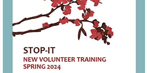 Imagem principal do evento STOP-IT New Volunteer Training - Spring 2024