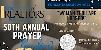 WCR Prince George's County Network's 50th Annual Prayer Breakfast  primärbild