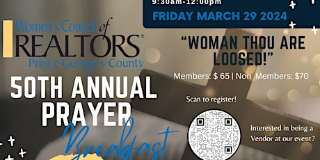 WCR Prince George's County Network's 50th Annual Prayer Breakfast