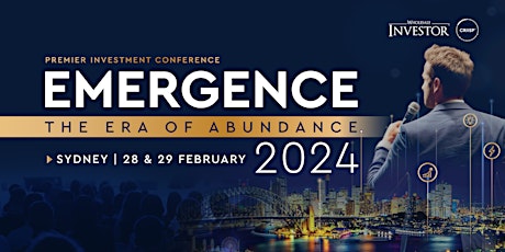 Emergence 2024 - Sydney - Investment Conference primary image