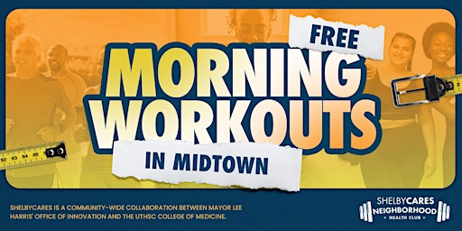Imagen principal de Free Morning Workouts @ Midtown Neighborhood Health Club