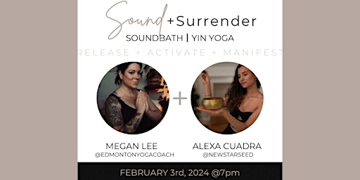 Image principale de FEBRUARY 2024: SOUND + Surrender: A Collaboration
