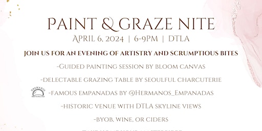 Primaire afbeelding van Paint and Graze Nite DTLA