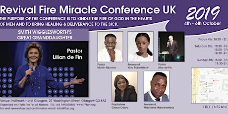 Revival Fire Miracle ConferenceUK primary image