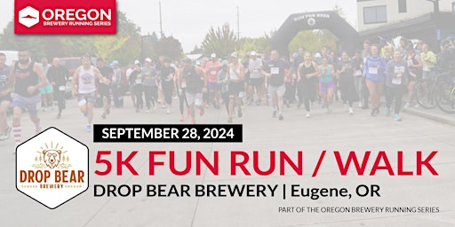 Imagem principal de 5k Beer Run x Drop Bear Brewery | 2024 Oregon Brewery Running Series