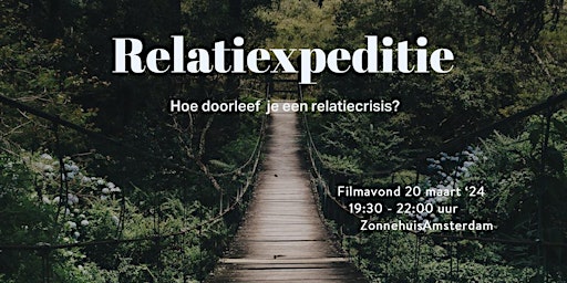Imagem principal do evento Filmavond Relatiexpeditie 20 mrt