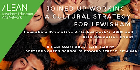 Joined Up Working - A Cultural Strategy For Lewisham primary image